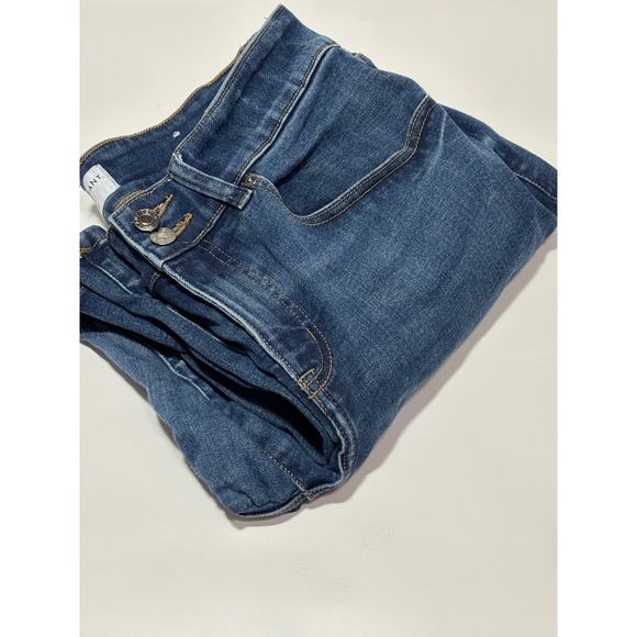 Lane Bryant Women Blue Denim Bootcut Jeans Magic Waistband Tighter Tummy Sz 14s - Picture 11 of 11